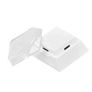 BTXETUEL �C���X�^���g�J�X�^����w�L�[�L���b�v �����J�o�[�L���b�v�t�� DIY ���O���\�ȃX�e�b�J�[�⎆�؂�p Cherry MX�X�C�b�`�Ή� (12��-�z���C�g�{�g��)