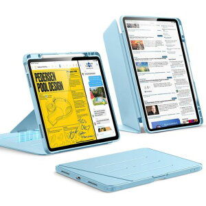 ESRiPadAir13�C���`�P�[�X(M4/M3/M2�A2026/2025/2024)�y�����[�ϏՌ��c���X�^���h�����E�F�C�N/�X���[�vPencilPro/USB-C���C�����X�[�d�Ή��}���`�A���O���P�[�XFlip�V���[�Y