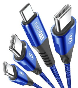 USBCケーブル100W【2m/2本セットPD急速充電5A】SweguardタイプcケーブルiPhone171615充電けーぶるアイフォン1516いphone1615proMaxMacbook/iPad