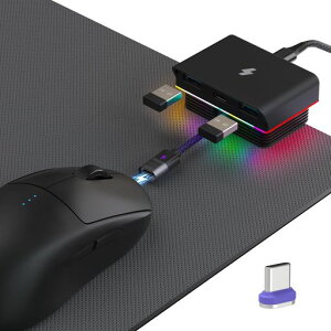SIKAICASE�}�O�l�b�g�}�E�X�[�d��}���[�dForRazerViperV3Pro(2024)/G502/G502XPLUS/G502XLIGHTSPEED�Ȃ�Type-C�}�E�X�Ή��o�b�e���[�ً}�`���[�W���C�[�d��