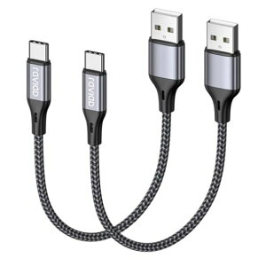 RAVIADUSBTypeC�P�[�u���y0.5m/2�{�Z�b�g�z�^�C�vC�P�[�u��3A�}���[�d�����f�[�^�]�����ϋv�i�C�����҂�USB-AtoUSB-C�P�[�u��Redmi9T�AXperiaXZ3XZ2XZs�AGalaxy