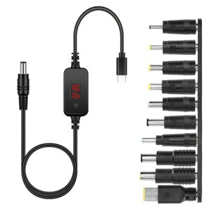 YACHUNUSBC-DCPDA_v^P[uϊvOt5.5x2.5mm1.2m\d5V-9V-12V-15V-20VType-CtoDCdP[u5.5*3.0mmA5.5*1.7mmA4.0*