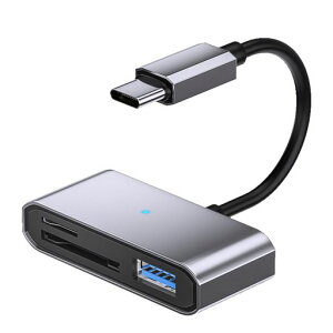 AmzhfengUSBType-CsdJ[h[_[3in1USB/SD/TFϊA_v^JA_v^OTG@\ʐ^/捂f[^]Phone15/15Pro/Pad/Mac/AndroidX}[gtH^ubg