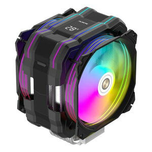 ALSEYE M120DPlus CPU�N�[���[�A���x�\�����CPU�N�[���[�A�ɂ̓f���A��ARGB PWM 120mm�t�@�����t�����AIntel LGA1700/ 1200/ 115X/ 2011/ 2066/ 1366�����AMD