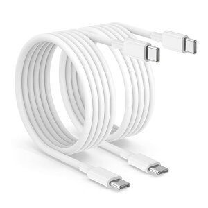USBTypeC�P�[�u��1m2�{�Z�b�gLpoieJun�yPD�Ή�60W�}���[�d/�����f�[�^�]���zUSBCtoC�P�[�u�����ϋvTPE�f�ރX�}�z/�^�u���b�g/�Q�[���@�Ȃ�Type-c�@��ƌ݊���������(�z���C�g)