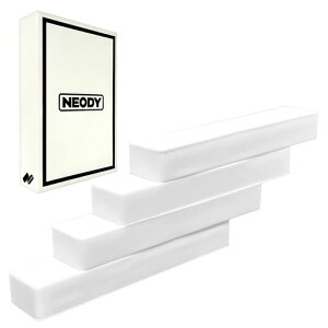 �y���ʐ��V���R���̗p�zNEODY�}�O�l�b�g���̓l�I�W������SiliconBAR(51*10*6mm)�z���C�g4�{�Z�b�gSB-0204-W