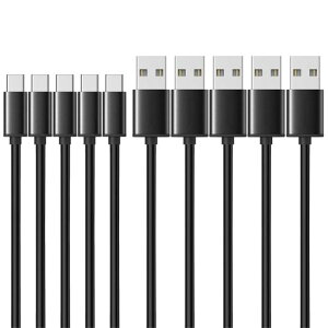 USBTypeC�P�[�u��1m5�{�Z�b�gLpoieJun�^�C�vC(USBAtoUSBC)�P�[�u��2A�o�͂Œ��}���[�dUSB2.0�����i���ϋvTPE�f�ރX�}�[�g�t�H��/�^�u���b�g/�Q�[���@�̃^�C�vc�@��ɑΉ�(�u���b�N)