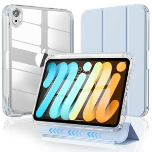 zoyuiPadmini7�P�[�X(A17Pro�A2024�A��7����)iPadmini6�P�[�X(2021�A��6����)8.3�C���`���u&�c�u�����o�b�N�J�o�[�^�u���b�g�X�^���h�܂肽���݌y�ʋɔ��Ռ��ی�I�[�g�E�F�C�N/�X���[�v