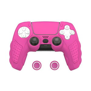 PMWPS5�R���g���[���[�p�V���R���v���e�N�g|����~�߃V���R���J�o�[|PS5DualSense�R���g���[���[�ɑΉ�|�A�i���O�X�e�B�b�N�p�V���R���J�o�[&�^�b�`�p�b�h�X�e�b�J�[�t��(�s���N)