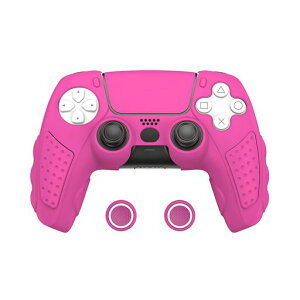 PMWPS5�R���g���[���[�p�V���R���v���e�N�g|����~�߃V���R���J�o�[|PS5DualSense�R���g���[���[�ɑΉ�|�A�i���O�X�e�B�b�N�p�V���R���J�o�[&�^�b�`�p�b�h�X�e�b�J�[�t��(�s���N)