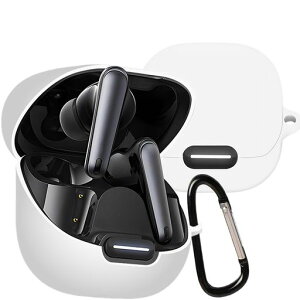 UIUIKAForAnkerSoundcoreLiberty4NC�P�[�XLiberty4NC�ی�P�[�X�_�炩���V���R���������h�~�L�Y�h�~�ϏՌ��h�o�y�ʑ����[�d�\�J���r�i�t�������h�~(�z���C�g)