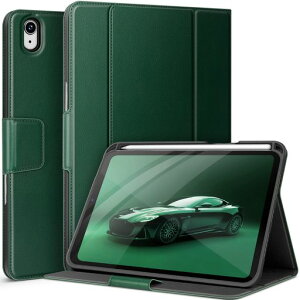 auauaiPadMini7�P�[�X(A17Pro2024��7����)iPadmini6�P�[�X(2021��6����)8.3�C���`Pencil�z���_�[�ƃ|�P�b�g�t�����p�x�X�^���h�}�O�l�b�g�J�I�[�g�X���[�v�Ή�(�O���[��)