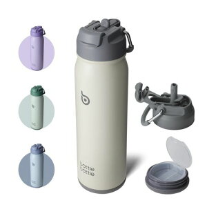 BOTTLE BOTTLE ���� 650ml �q�� �X�g���[�t�� ������ �ۗ␅�� �ꕔ��? 2WAY�W �^��f�M �X�e�����X�{�g�� �R��h�~ �j�̎q ���̎q ���@�т� �X�|�[�c�{�g�� �O���[