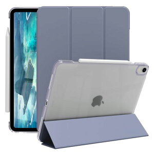 zoyuiPad11世代(A16)ケース11インチ2025/iPad第10世代ケース10.9インチ2022半透明ハードカバーマットバックシェルペンホルダーなしオートスリープ機能三つ折りスタンドマグネット薄型軽量