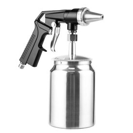 AKEIEサンドブラスター吸い上げ式サンドブラスト重曹ブラスト口径6mmカップ容量1000ccソーダブラストDIYサンドブラストガン錆び取り塗装剥がし下地処理ブラスト彫刻カップ容器付き1/4メネ…