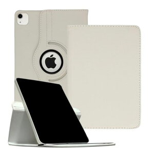 Ryo楽々生活館タブレットケース対応iPadAir13M2202413インチ用ケース画面360°回転スタンド角度調節オートスリープ耐衝撃iPadAir13ケースアイパッドエア13インチ保護カバーホワイト