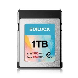 EdilocaEF51TBCFexpressTypeBRpNgtbV[J[hőǂݏo1700MB/ső发1500MB/sRAW4KA8KHDrfI[J[10Nۏ
