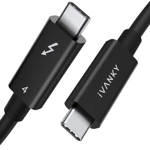 IVANKYThunderbolt4P[u0.7m+1.5m240W}[d8Kfo40Gbpsf[^]USB-C&USB-CP[uiPhone16/iPhone15V[Y[dP[uMacBookAir
