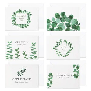 Sitengleメッセージカード感謝カード封筒付き封筒テープ付きグリーティングカード祝賀カードシンプルビジネス招待状結婚式お祝い手紙挨拶状お礼状用(セットB)