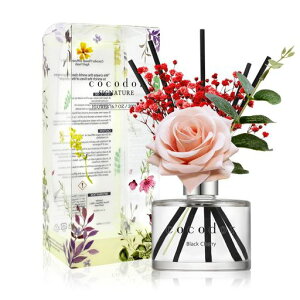 COCODOR �R�R�h�[�� ���[�Y�t�����[�f�B�t���[�U�[�u���b�N�`�F���[(Black Cherry) 200ml ���[�h�f�B�t���[�U�[ �X�e�B�b�N�t�� ���[���t���O�����X �F���� �����p �M�t�g�v���[���g