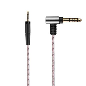 高純度単結晶銅HD400SHD350BTHD4.30HD4.40BTHD4.50BTNCHD450BTHD458BT対応交換用リケーブルビバボ【プラグ4.4mm5極バランス】アップグレード・ケーブルヘッドフォンケーブル