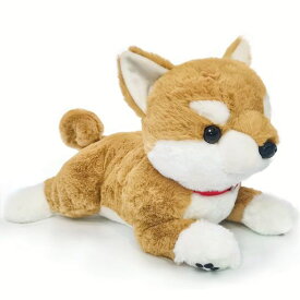 柴犬抱き枕可愛いリアルぬいぐるみ動物ふわふわ生々しい犬いぬ柔らかいぬいぐるみうま寝室インテリア店飾り誕生日入学祝い卒業祝いプレゼントブラウン昼寝まくら35cmクッション