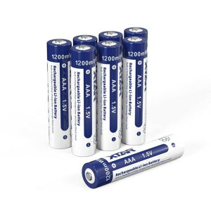 �y8�{�g�zXTAR 1.5V Li-ion AAA�[�d�r1200 MWH(800 mAh)�P�l�`���`�E���d�r