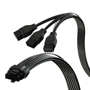 LINKUP-AVAPCIE5.016Pin(12+4)���d���d���P�[�u��|16AWG�A���`�A�͂񂾕t���APE�^�C�v|3x8PinPCIE4.0PSU�p|RTX50�ERTX40�ERTX30FEGPUs�ƌ݊�������