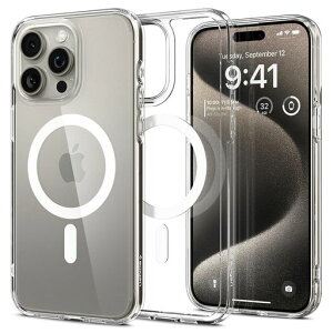 Spigen�y�n��18�N�̋Z�p�́ziPhone15ProMax�P�[�X�N���AMagSafe�Ή��ČRMIL�K�i�E���g���E�n�C�u���b�h�E�}�O�t�B�b�gACS06576(�z���C�g)