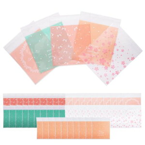 Rurumi14cmx14cm�~�j�v�����gOPP�܃Z�b�g���b�s���O�ܕ�e�[�v�t�r�j�[����(50���Z�b�g)