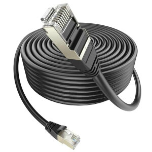 LAN�P�[�u�� 100m ���O�p �����P�[�u�� PoE�Ή� Ankuly CAT6���� �R�l�N�^�t�� UTP �J�e�S��6 �Ɩ��p(�u���b�N)