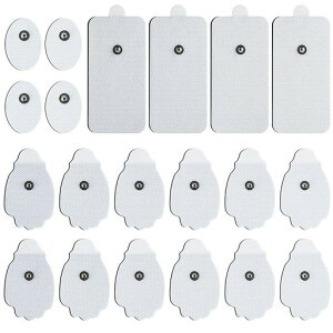 ebullient互換ジェルシートEMS交換用替えパッド互換替えパッド集中パッド20枚入り標準3.5mmスナップコネクタ