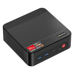 BOSGAME �~�jPC P4 Plus Ryzen 7 7730U 16GB DDR4 1TB SSD Windows 11 Pro����|USB-C(10Gbps/PD/4K60Hz)/ Wi-Fi 6E / BT5.2 / 4K 3��ʓ����o�� /