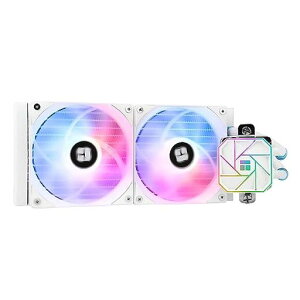 THERMALRIGHTAQUAELITE240WHITEV3���L�b�hCPU�N�[���[�A�_�u��PWMARGB�t�@���AS-FDB�x�A�����O�A������PWM����|���v�AAMD/AM4/AM5�AIntel