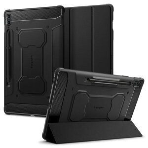 SpigenGalaxyTabS10PlusP[XGalaxyTabS9PlusJo[ՌzϏՌX^hՌzMbhEA[}[vACS06539(ubN)