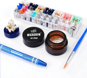 4.81gGPL205G0MX�X�C�b�`�I�[�v�i�[�ƃX�e���z���_�[��������L�[�{�[�h�����X�e�[�V�����L�b�g5PCS�A���J�j�J���L�[�{�[�h�X�C�b�`�����L�b�g�́AGateron