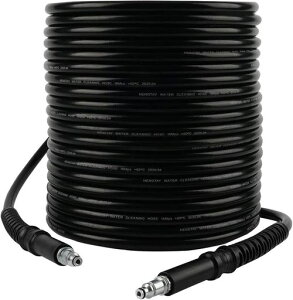 YUET 10M High Pressure Washer Replacement Hose for Bosch AQT Series Washers Domestic Bosch Aquatak, Click Type Plug Quick