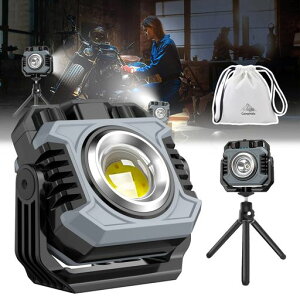 NewbyLED������[�d��COB���C�g��Ɠ��u������5000���[�����ő�A���_��100���Ԗ��i�K�����E���F�Ԍ��ESOS�ԓ_��7000mAh�d�rIPX6�h��360°��]�O�r+���[�ܕt���v���^���[�N���C�g���O�Ɩ��L�����v