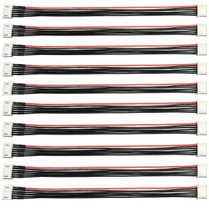 Yiqigou 10 PCS 15cm JST-XH 2S 3S 4S 5S 6S�o�����X�v���O�I�X�o�X�o�[�������C���[�P�[�u��JST-XH�R�l�N�^�A�_�v�^���C���[ �o�����X���[�h�����P�[�u���R�[�h for RC���`�E���d�r (5S)