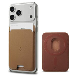 [Spigen] MagSafe�Ή� �J�[�h�P�[�X 2������ iPhone 17e/17/16/15/14/13/12�V���[�Y Pixel 10a �}�O�l�b�g���� �������U�[ �X���� �w�� �E�H���b�g �X�}�z �J�[�h�P�[�X ��ʌn IC�J�[�h
