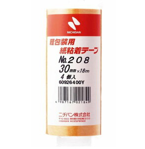 ニチバンマスキングテープ軽包装用40巻入30mmx18m208H-30BOX