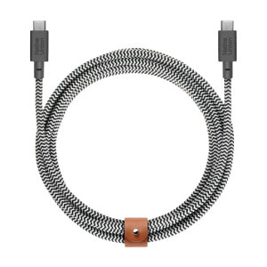 NativeUnion(�l�C�e�B�u���j�I��)BeltCableXLType-C100W-USB-C����USB-C�ւ�10�t�B�[�g/3���[�g�������͏[�d�P�[�u���P�[�u���X�g���b�v�t��-iPhone16�AMacBookPro