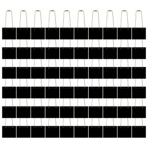 Mehrondo60個入ボトルキーパーボトルネームプレートミニ黒板無地|サイズ:56x47mm|厚さ:2mm|日本製