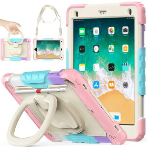 SEYMACstockiPad6/59.7C`(2018/2017)/Air2/Pro9.7P[XOnhϏՌP[Xy[V_[XgbvیtBtt[(FƂǂ+sN)