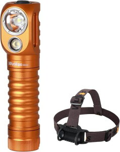WurkkosHD20LED�w�b�h���C�gUBS�[�d���W���E�U���ؑ�2000���[�������P�x�w�����d���c�ʕ\��90°�p�x���߉\IPX68�h���o�R�L�����v�U���ނ��ԌP����Ɨp��d�h�Вn�k���΍�(Orange)