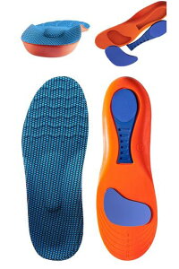 KAZEアーチサポートインソール中足マッサージ高反発インソール疲れない衝撃吸収立ち仕事なかじき靴男性用革靴中敷きレディース日常生活に最適スポーツサッカーランニングスニーカー…