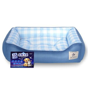 PETSUTA �� �L �x�b�h �� �⊴x3D���b�V���f�� �y�b�g�x�b�h �`�F�b�N�� ���^�� S 40x31x13cm �u���[