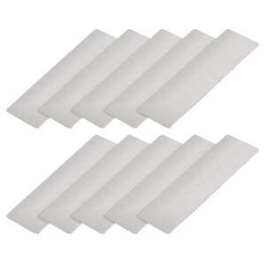 METALLIXITY �u�����N���^���J�[�h �@�B�v���[�g �l�[������J�[�h 80mm x 30mm x 0.4mm 20�� �u���V201�X�e�����X�| DIY�̊ŔG�b�`���O�p �V���o�[�g�[��
