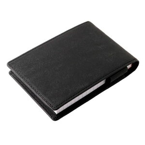 スリップオン(Slip-On)PBRHODIAメモカバーNo.11革イタリアンレザープエブロコンパクトネロ(黒)IPV-6001