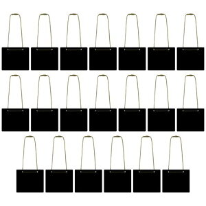 Mehrondo20個入ミニ黒板ボトルキーパーボトルタグプレート無地|サイズ:56x47mm|厚さ:2mm|日本製